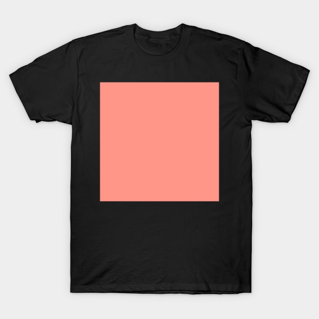 Desert Flower: Plain peach, light orange pink, just color T-Shirt by CasaColori